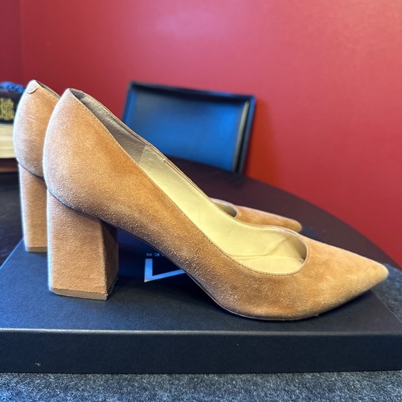 Marc Fisher Zala Pump Size 9 Medium Tan Camel Brown - Picture 5 of 5
